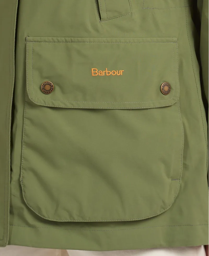 Barbour Ladies Clyde Waterproof Jacket Bayleaf-5